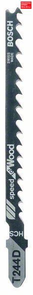Пилочка для лобзика Bosch Speed for Wood T 244 D, 5 шт