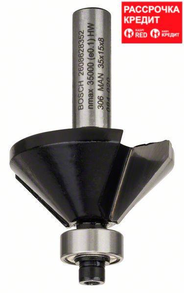 Фасочная фреза с шарикоподшипником Bosch Standard for Wood 8x23,7x54 мм