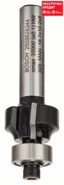 Концевая фреза с шарикоподшипником Bosch Standard for Wood 8x18,7x53 мм - фото 1 - id-p57377990