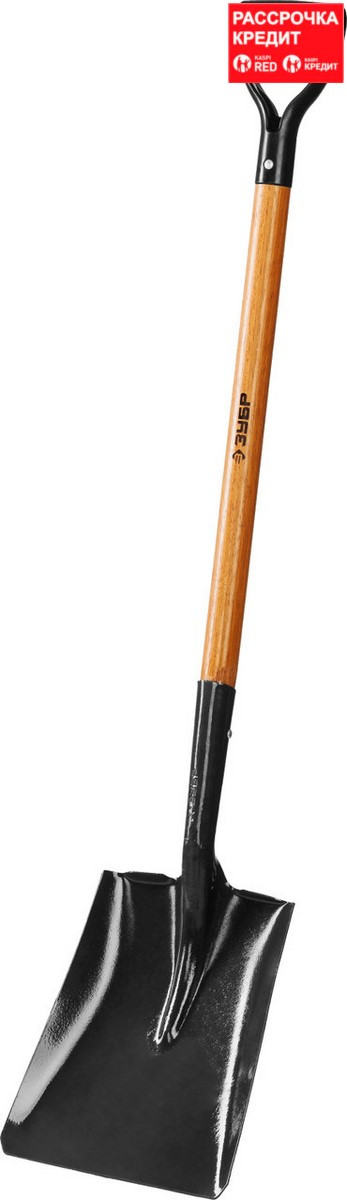 Лопата "Профи-10" совковая, деревянный черенок, с рукояткой, ЗУБР Профессионал (39363_z02) - фото 1 - id-p64563534