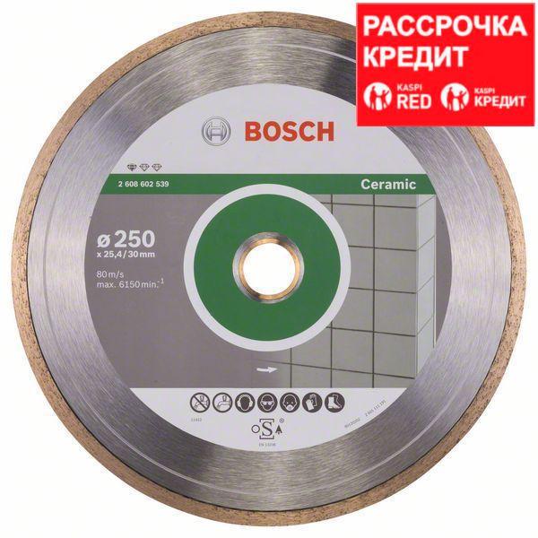 Алмазный отрезной круг по керамике Bosch Standard for Ceramic 250x30/25.4x1.6x7 мм, фото 1