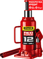 STAYER RED FORCE 12т 230-465мм домкрат бутылочный гидравлический (43160-12_z01)