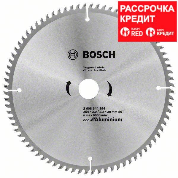Пильный диск Bosch Eco for Aluminium 254х30, Z80