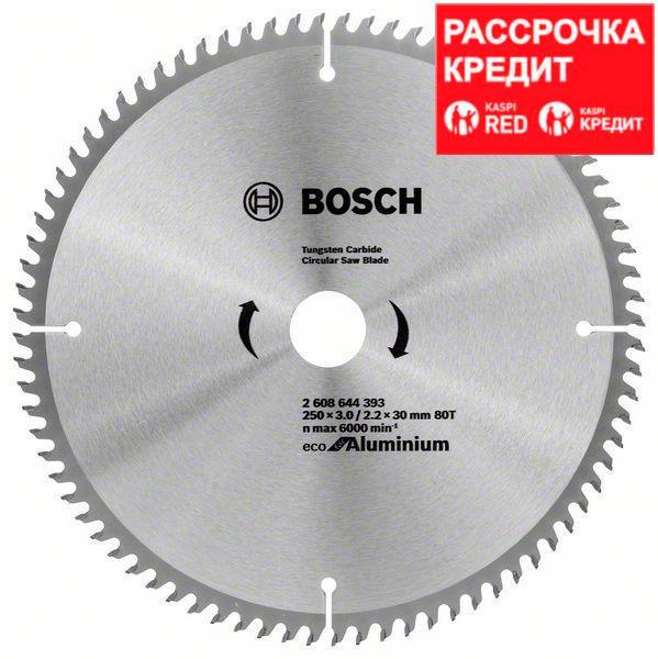 Пильный диск Bosch Eco for Aluminium 250х30, Z80, фото 1