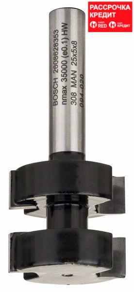 Гребневая фреза Bosch Standard for Wood 8x25x58 мм