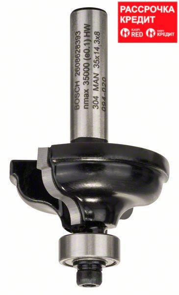 Профильная фреза A с шарикоподшипником Bosch Standard for Wood 8x35x57 мм - фото 1 - id-p57378076