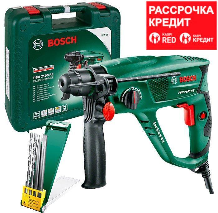 Перфоратор Bosch PBH 2100 RE + 2 зубила + 2 бура + чемодан (06033A9302)