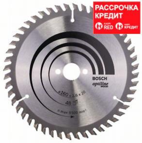 Пильный диск Bosch Optiline Wood 160 x 20/16, Z48
