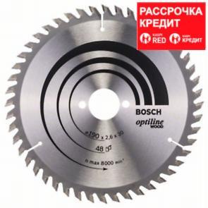 Пильный диск Bosch Optiline Wood 190 x 30, Z48, фото 1