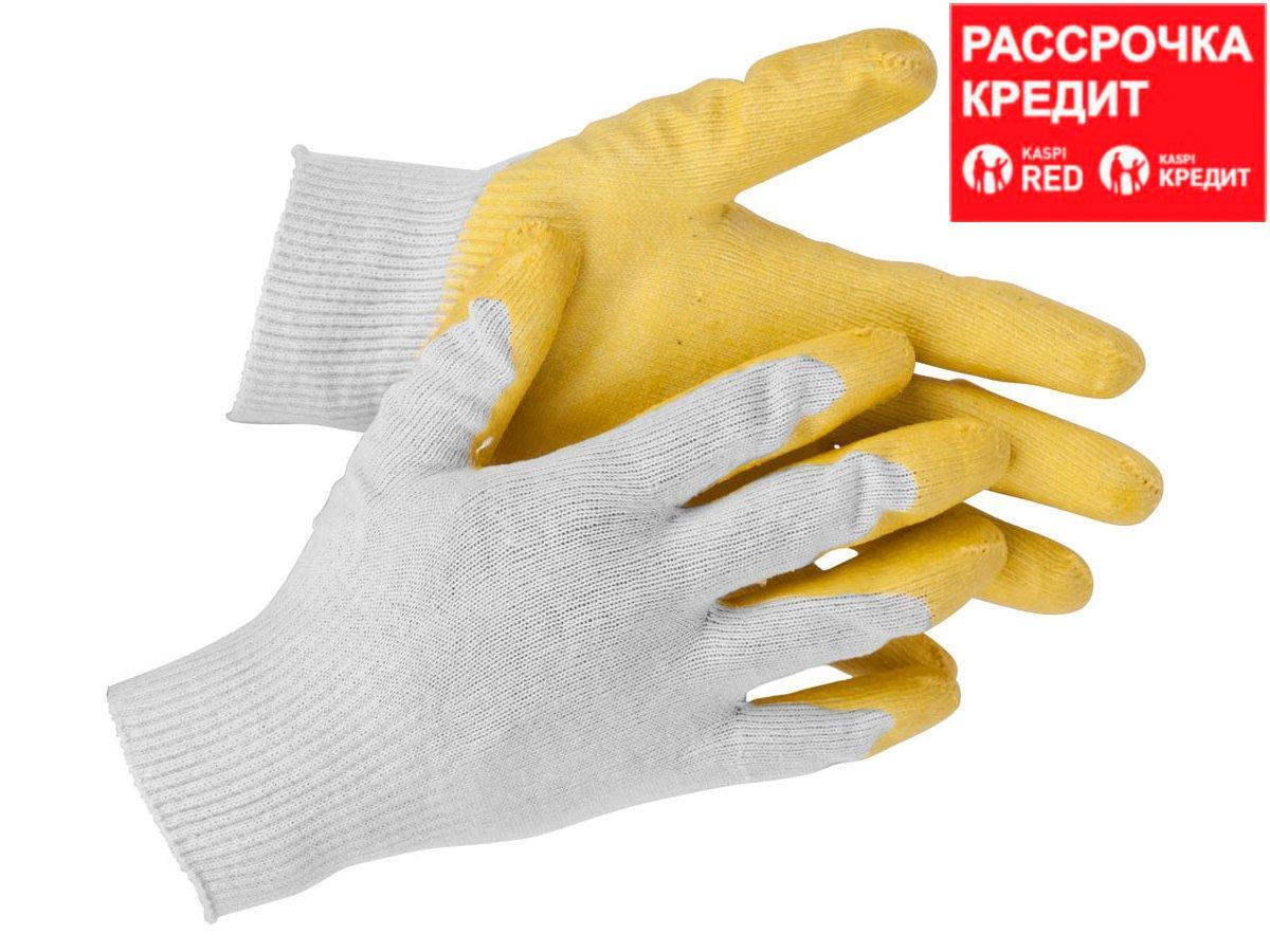STAYER PROTECT, размер S-M, перчатки с одинарным латексным обливом (11408-S)