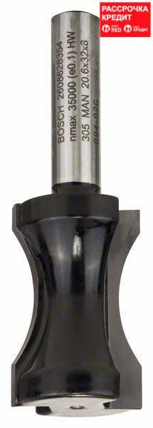 Плоскопрофильная фреза Bosch Standard for Wood 8x20,6x63,5 мм