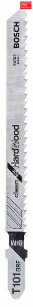 Пилочка для лобзика Bosch Clean for Hard Wood T 101 BRF, 5 шт