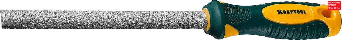 Напильник KRAFTOOL полукруглый с покрытием из карбида вольфрама, 150мм (16082-15_z01)