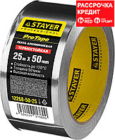 Алюминиевая лента, STAYER Professional 12268-50-25, до 120°С, 50мкм, 50мм х 25м (12268-50-25)