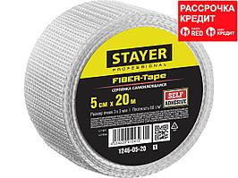 Серпянка самоклеящаяся FIBER-Tape, 5 см х 20м, STAYER Professional 1246-05-20 (1246-05-20_z01)