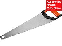 Ножовка по дереву (пила) MIRAX Universal 500 мм, 5 TPI, рез вдоль и поперек волокон, для крупных и средних