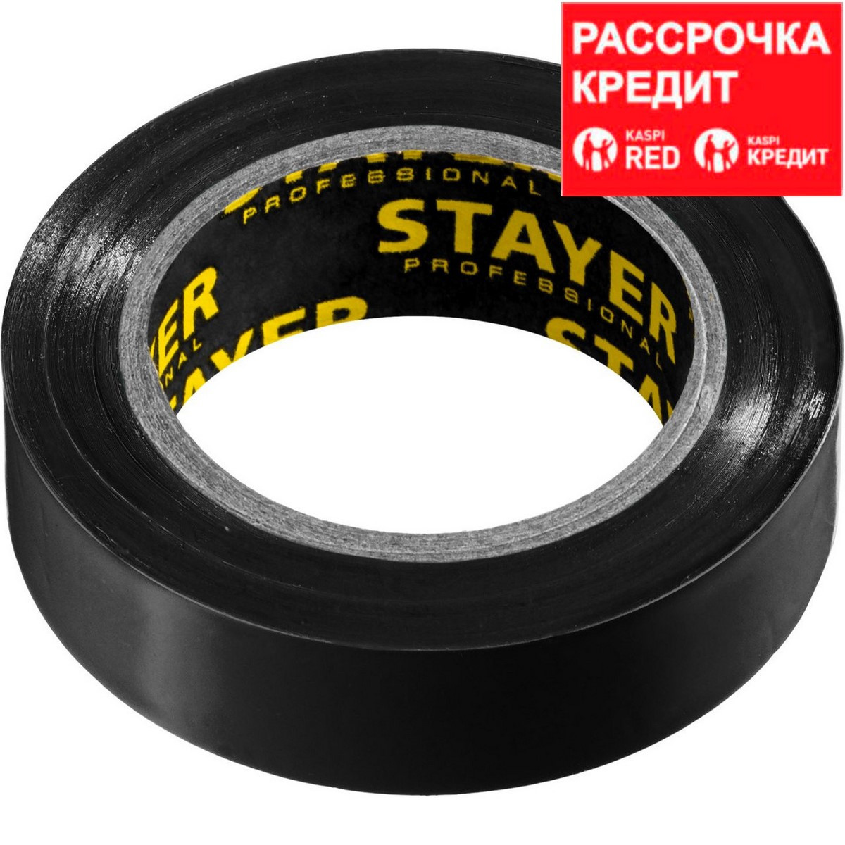 STAYER Protect-10 Изолента ПВХ, не поддерживает горение, 10м (0,13х15 мм), черная (12291-D)