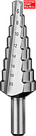 ЗУБР 6-20мм, 8 ступеней, сверло ступенчатое, сталь Р6М5 (29670-6-20-8_z01)