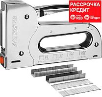 Степлер для скоб 6-в-1: тип 53 (6-14 мм) / 140 (6-14 мм) / 13 (6-14 мм) / 53F (6-14 мм) / 300 (16 мм) / 500