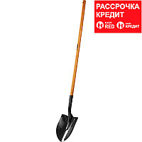 Лопата "Профи-10" штыковая для земляных работ, деревянный черенок, ЗУБР Профессионал (4-39529_z01)