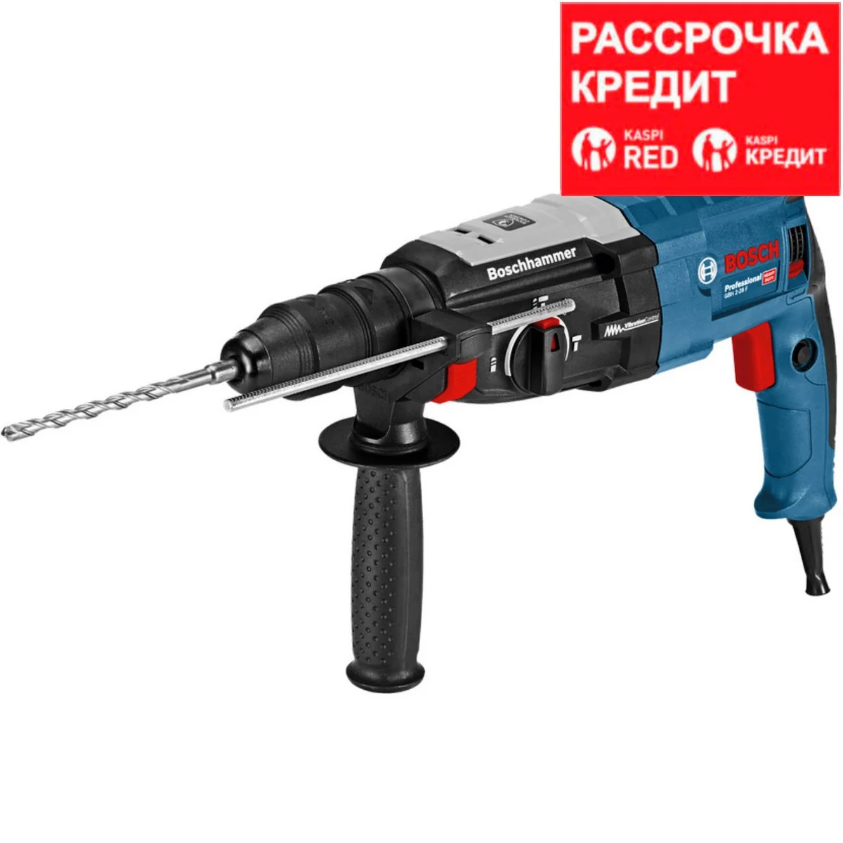 BOSCH SDS-plus, 880Вт, 3,2Дж, с б/з патроном, 0-900об/мин, 0-4000уд/мин, Перфоратор GBH 2-28 F (0 611 267 600) - фото 1 - id-p73097400