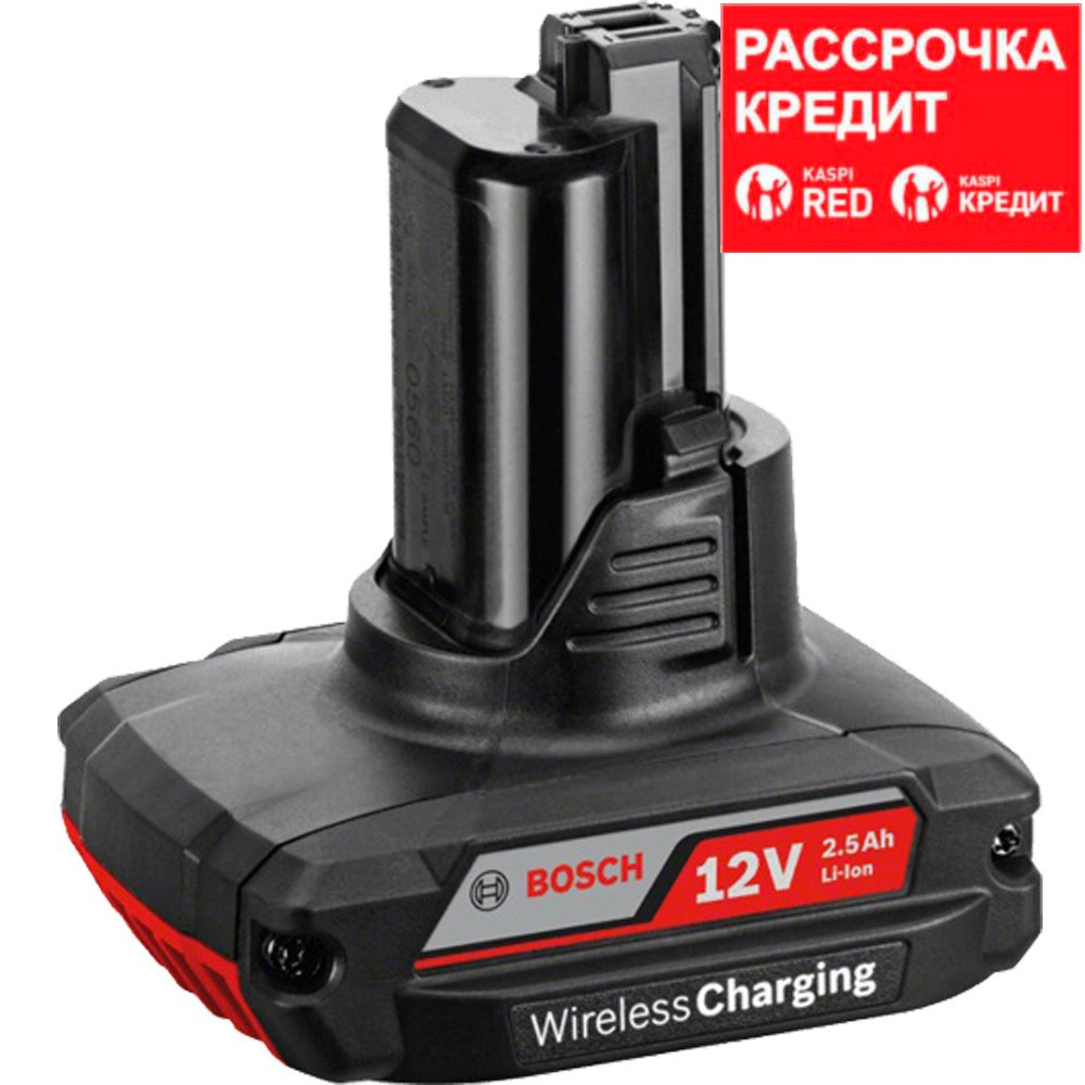 BOSCH Li-ion, 12B, 2,5 А*ч, аккумулятор для инструментов 12B GBA 12V 2.5 Ah W с технологией беспрово