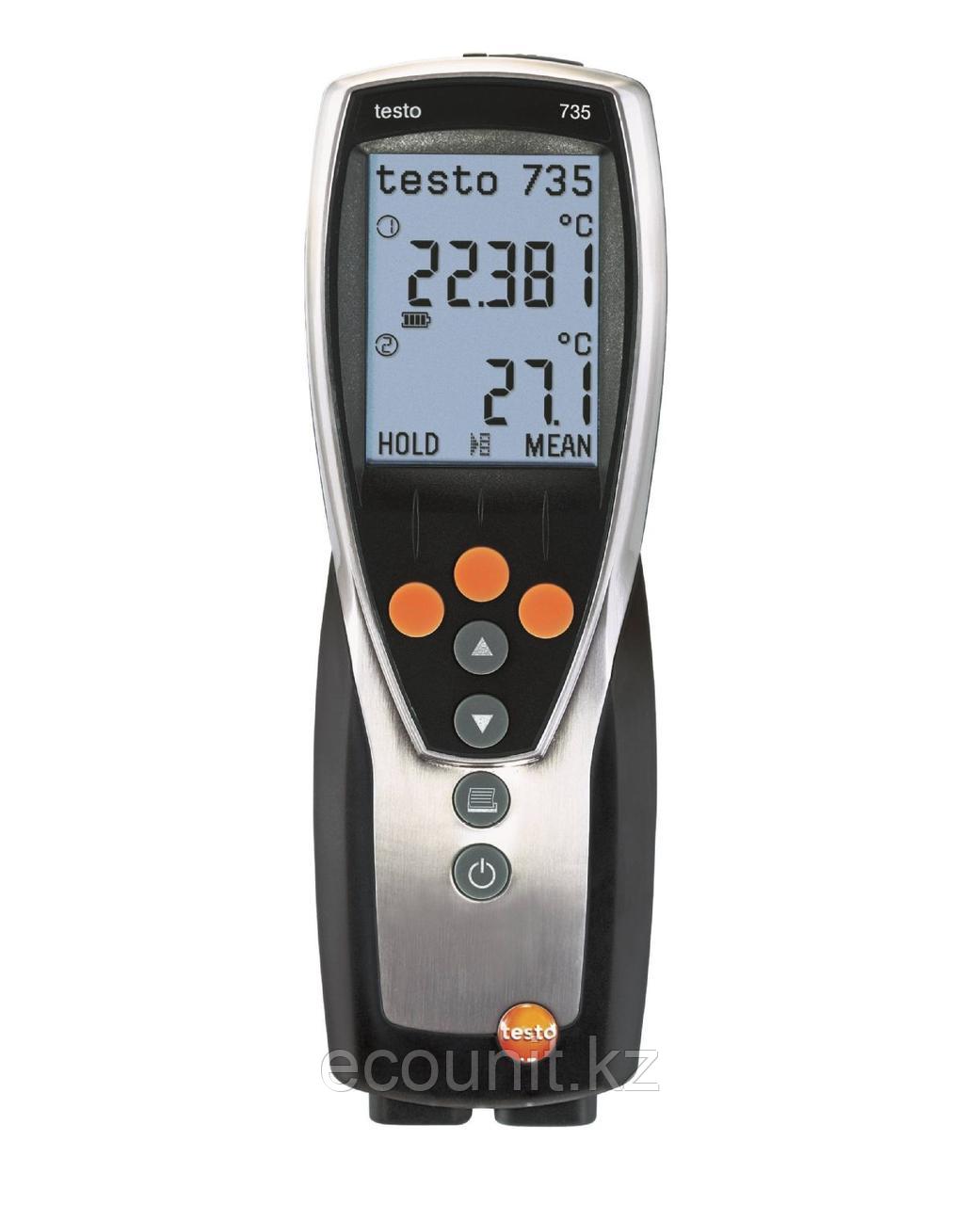 Testo Трехканальный термометр Testo 735-1 с выбором зонда 0560 7351 - фото 1 - id-p80318618