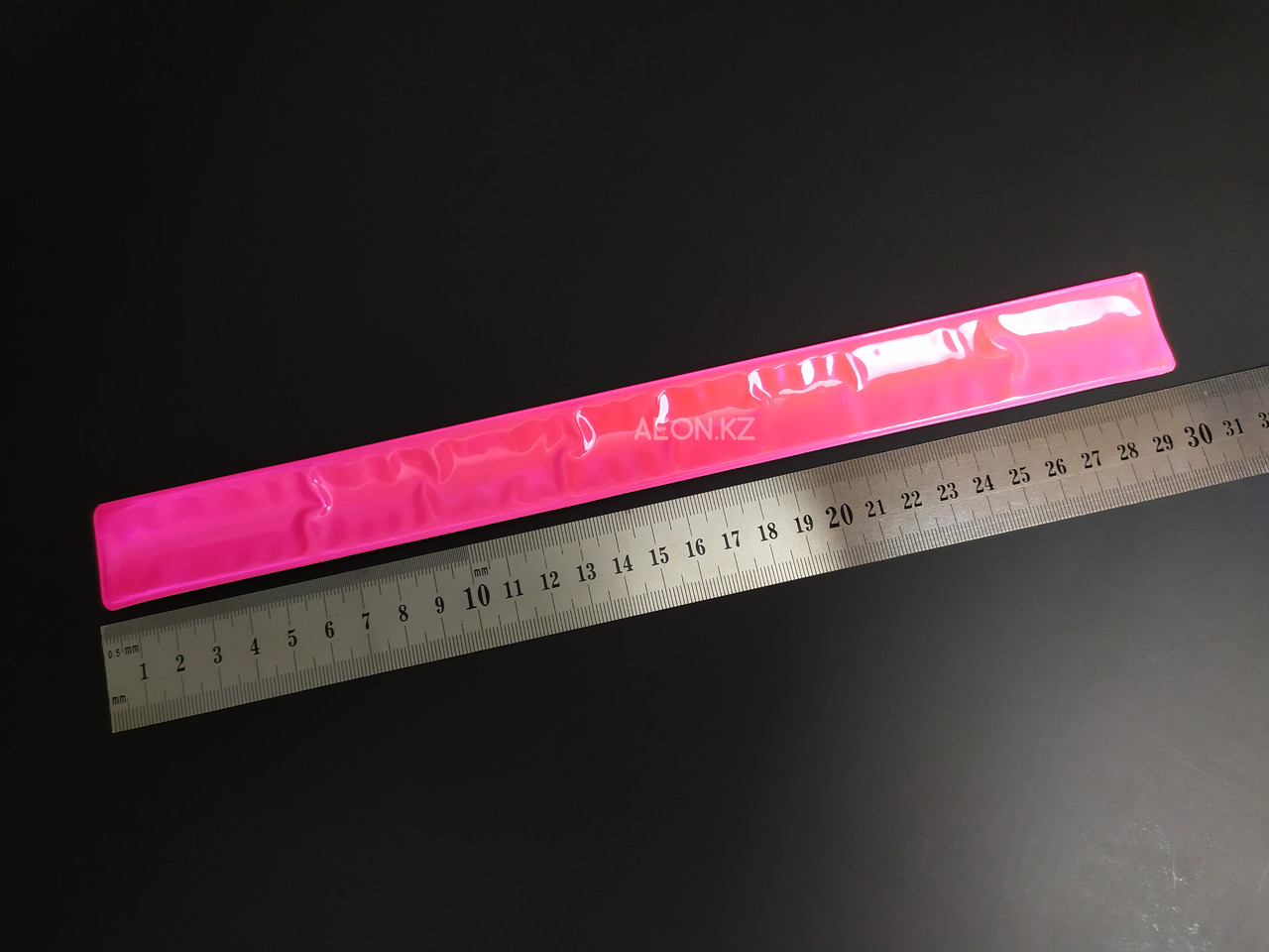 Светоотражающий браслет ПВХ (Слэп) зеленый Розовый - фото 4 - id-p80325008