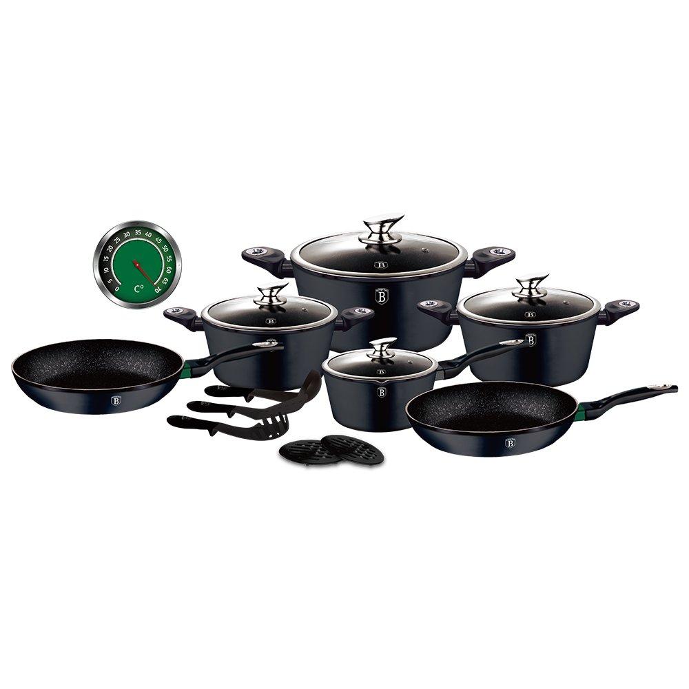 Набор посуды Berlinger Haus Changing Flameguard Line BH-1474 (15 пр)