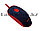 Компьютерная мышь проводная бесшумная оптическая с подсветкой USB Zornwee L200 Backlit Mute красный, фото 4