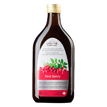 Мультивитаминный ягодный сироп для повышения защитных сил организма. Красная ягода с лютеином и лецитином