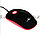 Компьютерная мышь проводная бесшумная оптическая с подсветкой USB Zornwee L200 Backlit Mute красный, фото 6