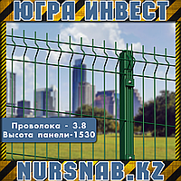 Ограждение 3,8 мм, высота панели - 1530 мм