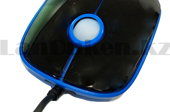 Компьютерная мышь проводная бесшумная оптическая с подсветкой USB Zornwee L200 Backlit Mute синий - фото 6 - id-p80335755