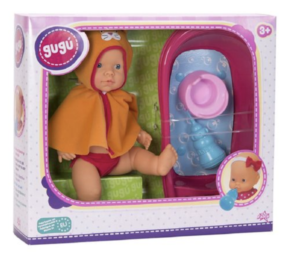 Кукла GUGU купается