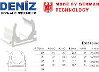 Крепление 40 DENIZ