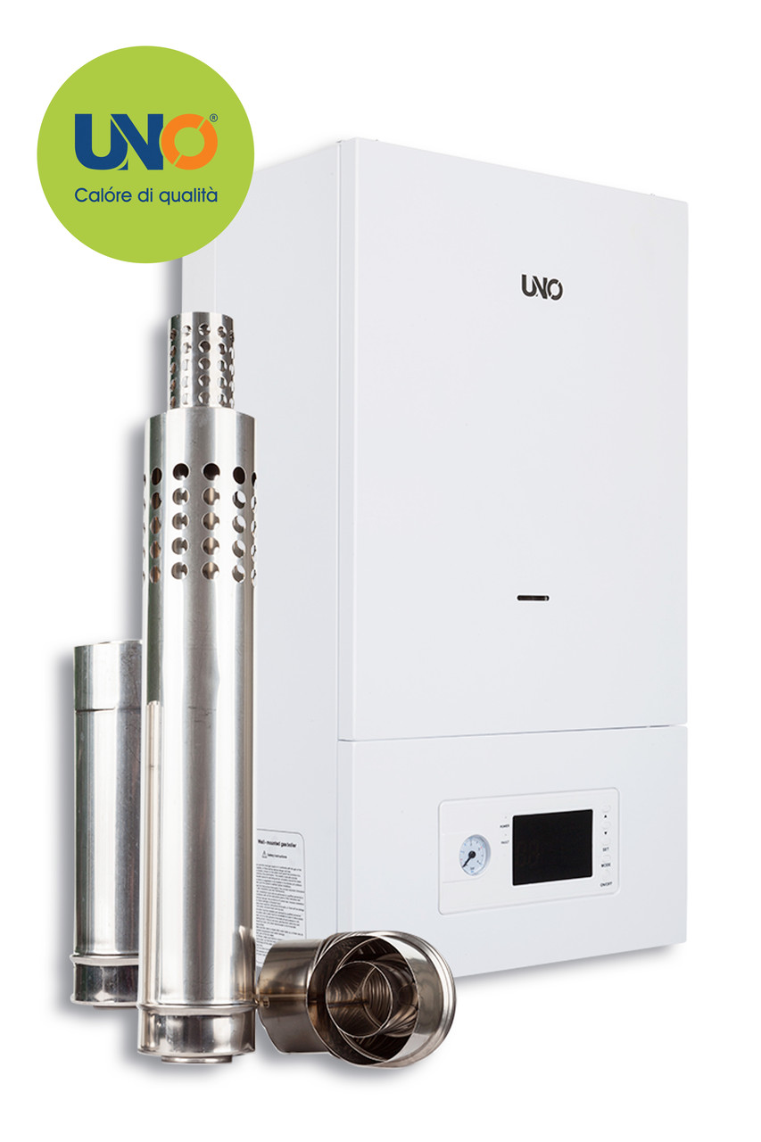Котел газовый настенный UNO PIRO 20 кВт с коаксиальным дымоходом - фото 1 - id-p80337676