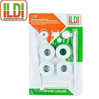 Комплект для радиаторов с кронштейнами 1/2 ILDI
