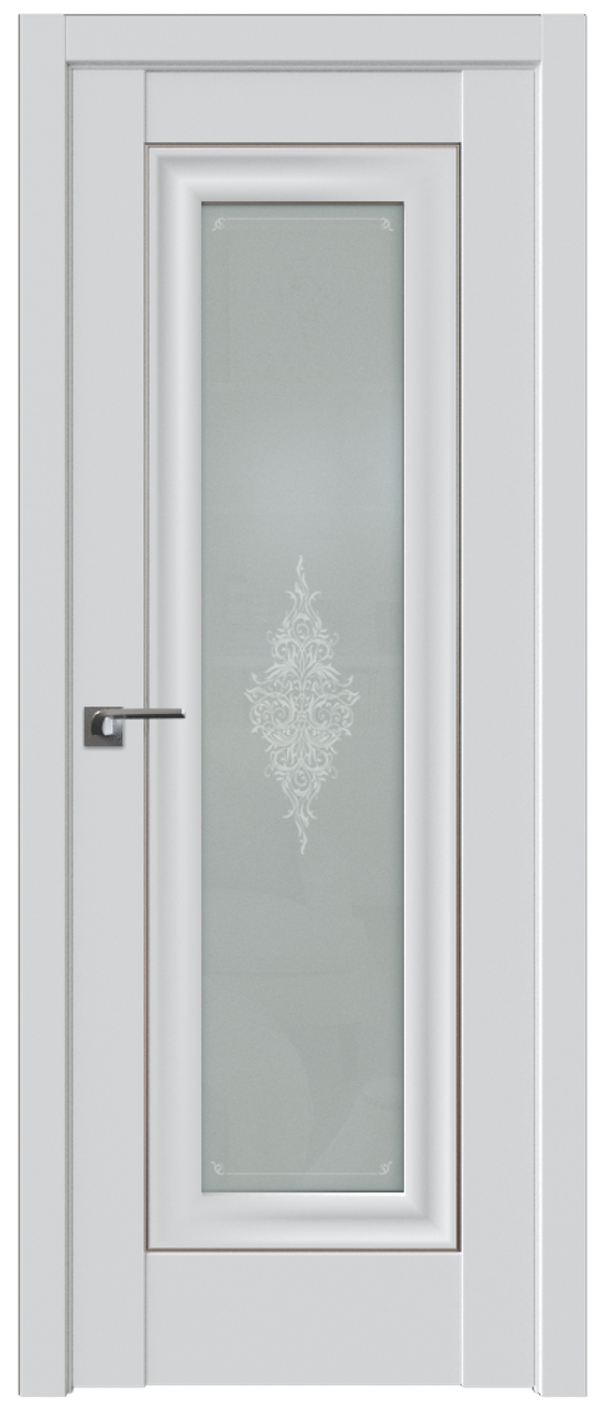Дверь Экошпон 24U Серебро Аляска, Кристалл матовый, 600 - фото 1 - id-p80338115