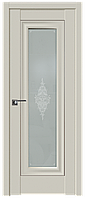 Дверь Экошпон 24U Серебро Магнолия Сатинат, Кристалл матовый, 600