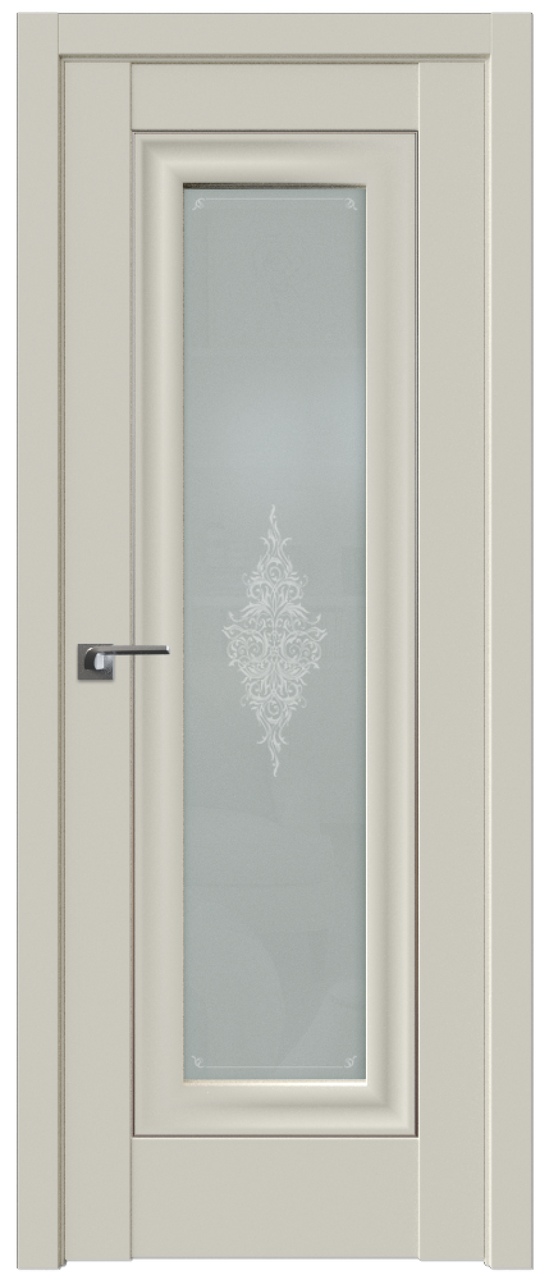 Дверь Экошпон 24U Серебро Магнолия Сатинат, Кристалл матовый, 700 - фото 1 - id-p80338144