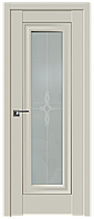 Дверь Экошпон 24U Серебро Магнолия Сатинат, Узор матовое, 600