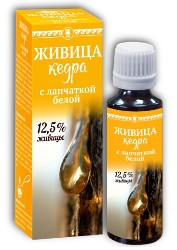 Масло кедровое «Живица кедра»с лапчаткой белой