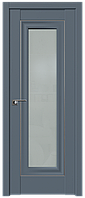 Дверь Экошпон 24U Серебро Антрацит, Матовое, 700