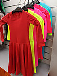 Платье рейтинговое длин.рукав без петли круглая горловина   АККУ Цвет Красный Размер 34 Материал Полиамид, фото 2
