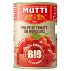 Томаты резаные кубиками в томатном соке Mutti BIO, 400 гр