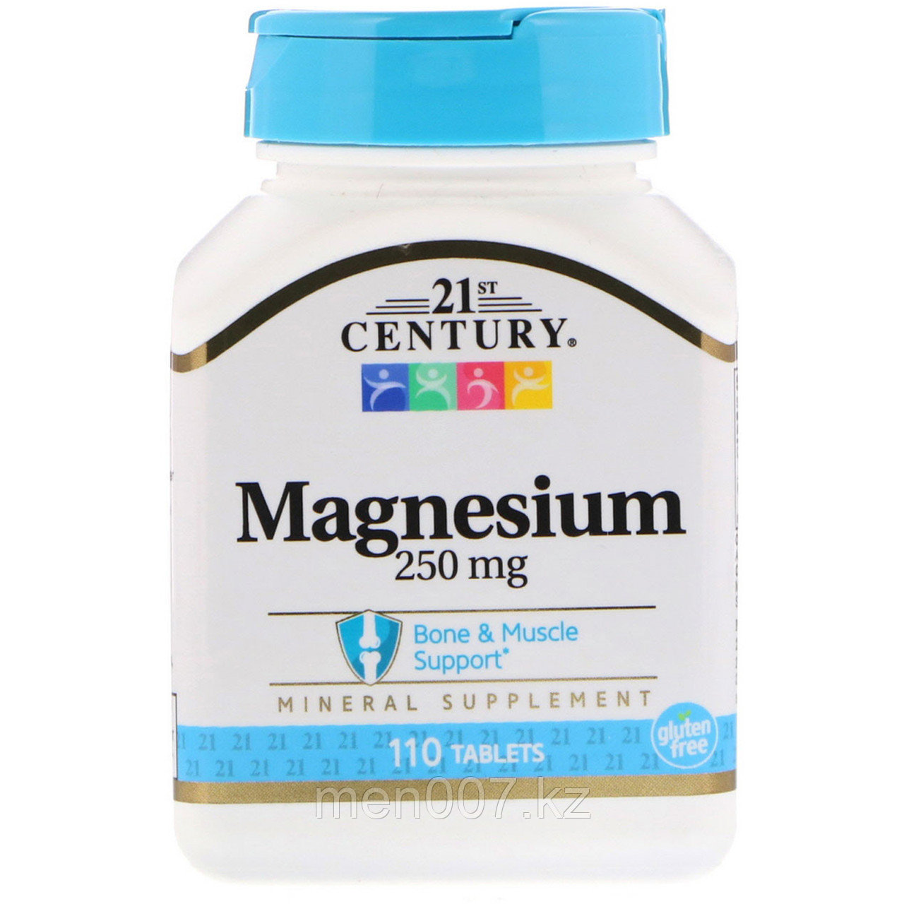БАД Магний 250 мг (110 таблеток) 21st Century - фото 1 - id-p80346961