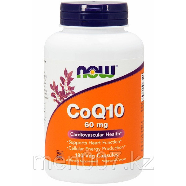 БАД Коэнзим CoQ10 60 мг (180 капсул) Now Foods