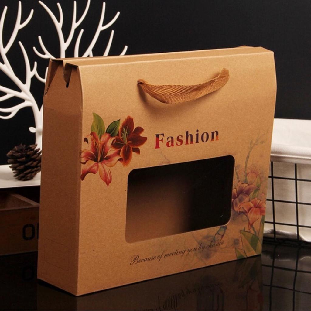 Подарочная коробка " Крафт Fashion " 22 х 17 х 5,5 см