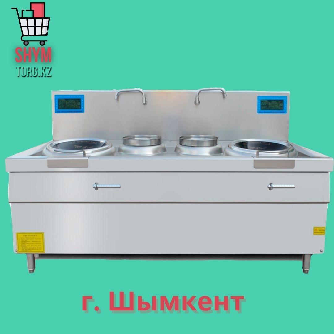 Плита индукционная двухконфорочная с 2 кранами, фото 1